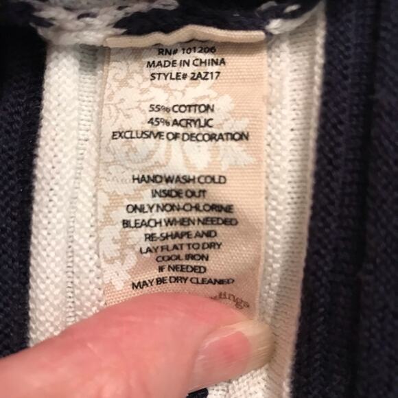 Soft Surroundings Vista Pullover Pom Pom Sweater Medium - Picture 8 of 8